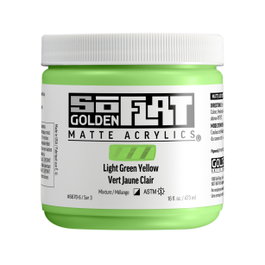 Golden SoFlat Peinture Acrylique Vert Clair Jaune 473 ml