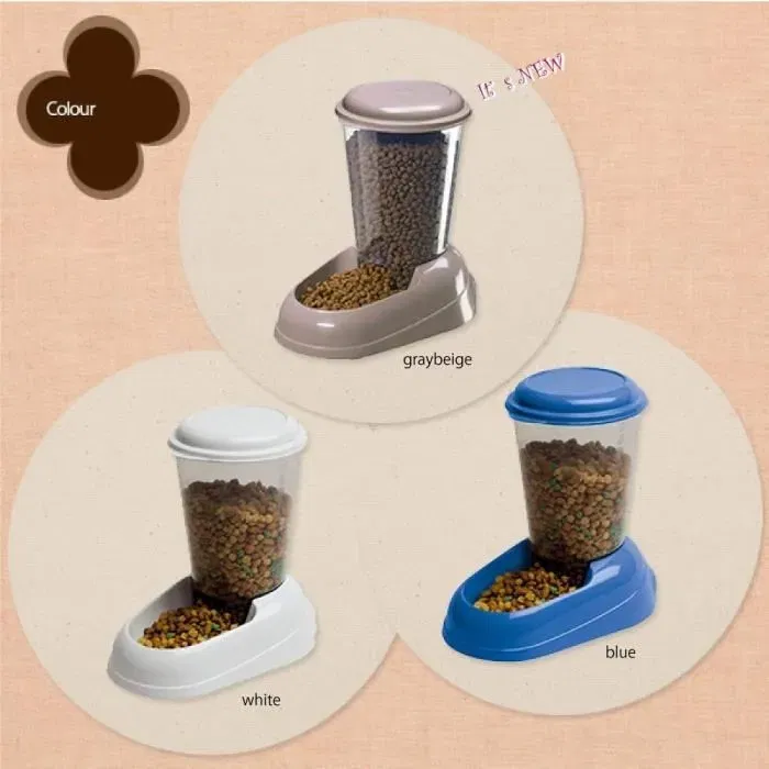 Ferplast Distributeur de Croquettes Zenith - 3L - Plastique Atoxique - Couvercle Hermétique et Amovible - Design Anti-Dérapant - Conteneur Transparent Ferplast Distributeur de Croquettes Zenith - 3L - Plastique Atoxique - Couvercle Hermétique et Amovible - Design Anti-Dérapant - Conteneur Transparent