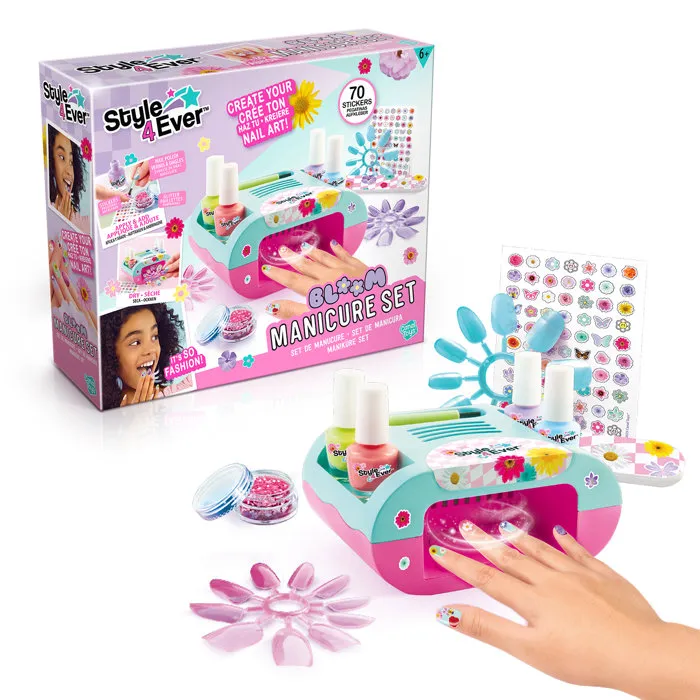 Canal Toys OFG 364 Set de Manucure Bloom Style 4 Ever - Kit complet pour personnaliser les ongles facilement - Fonctionne avec 2 piles AA (non incluses) - Dès 8 ans Canal Toys OFG 364 Set de Manucure Bloom Style 4 Ever - Kit complet pour personnaliser les ongles facilement - Fonctionne avec 2 piles AA (non incluses) - Dès 8 ans