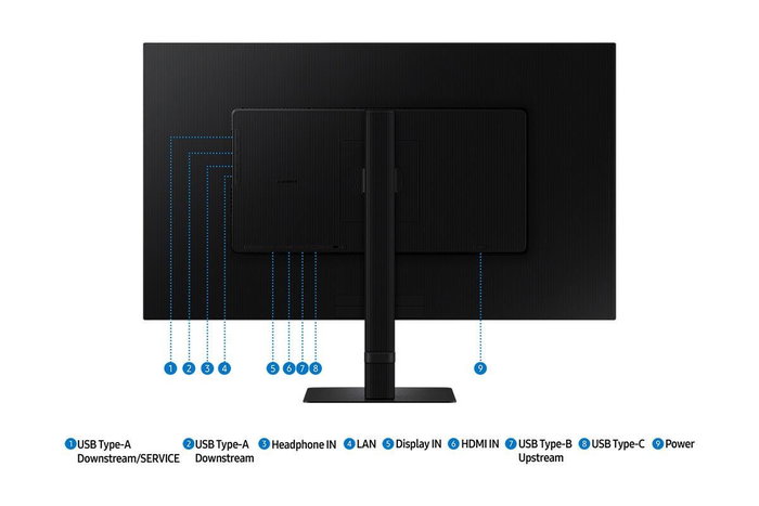 Samsung ViewFinity S80UD LS32D800UAUXEN 81,3 cm (32 pouces) Noir