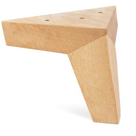 Q&Q Pata de madera Eliseo, Chêne, 100 mm, M8