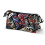 Karactermania Estuche Portatodo Triple - Trousse à compartiments Spiderman 23 x 8 x 11 cm en Ripstop avec doublure polyester