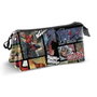 Karactermania Estuche Portatodo Triple - Trousse à compartiments Spiderman 23 x 8 x 11 cm en Ripstop avec doublure polyester