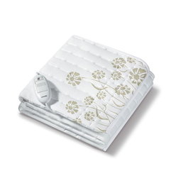 Beurer TS-23 Couverture chauffante électrique individuelle pour lit - 3 niveaux de chaleur, tissu polaire, protection contre les surchauffes BSS - Confort musculaire et sommeil