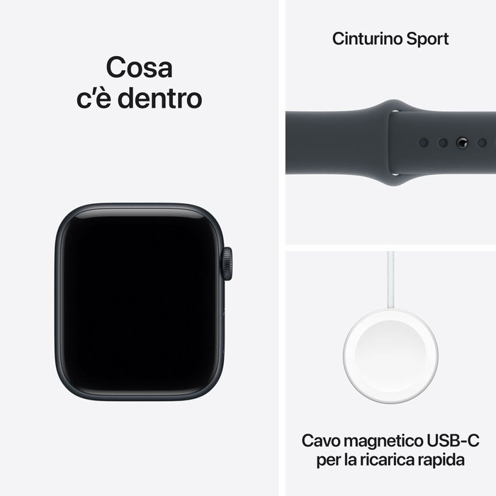 Montre intelligente Apple Apple Watch SE3 Noir 44 mm 1,78" Ø 44 mm Montre intelligente Apple Apple Watch SE3 Noir 44 mm 1,78" Ø 44 mm