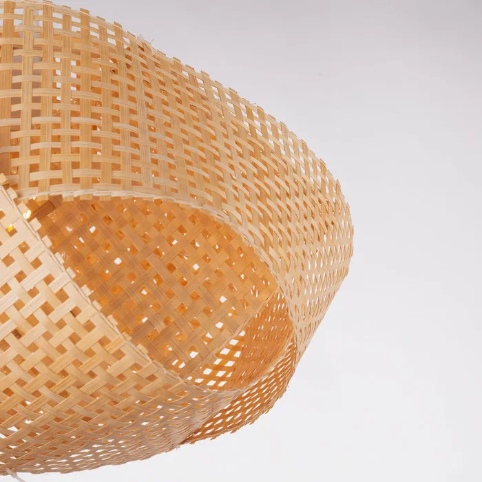 Lampe Suspendue Bambou "Badalona" SKD-P80025 Style Naturel, Méditerranéen, Boho-Chic