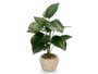 Ibergarden Maceta Planta Hoja Punta 21 x 40 x 21 cm Plastique Gris Vert (Set de 8)
