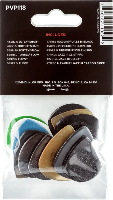 Dunlop Pack Variety Shred 12 Médiators Assortis Picks Guitare Lot Mixte Ultex Tortex Jazz III Dunlop Pack Variety Shred 12 Médiators Assortis Picks Guitare Lot Mixte Ultex Tortex Jazz III