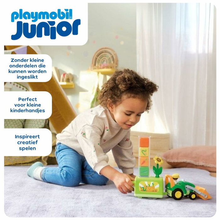 Playmobil Junior Tracteur avec planteuse 71773