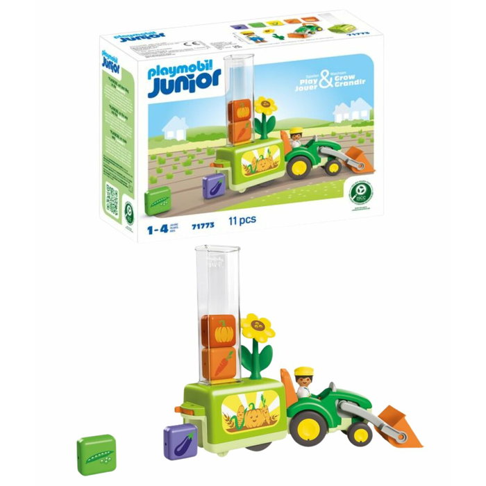 Playmobil Junior Tracteur avec planteuse 71773