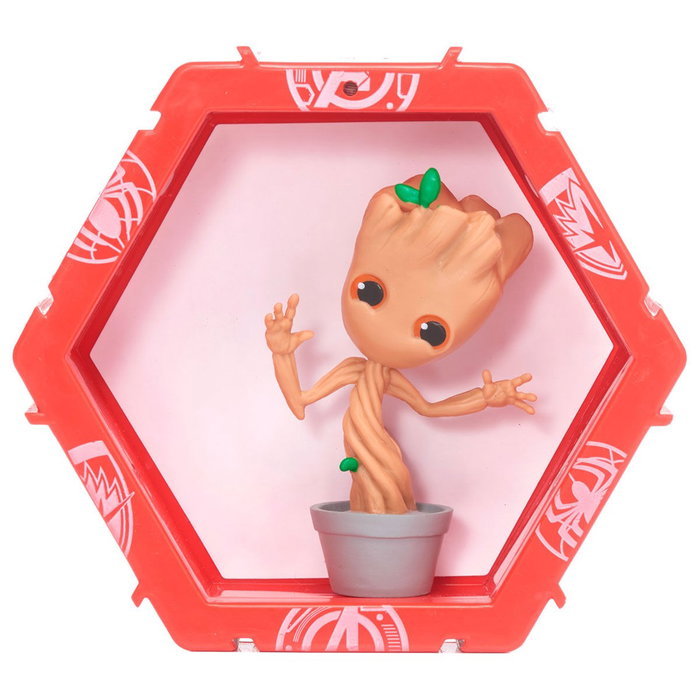 Wow stuff Figurine Wow! Pod Marvel Potted Groot avec éclairage à détection de mouvement