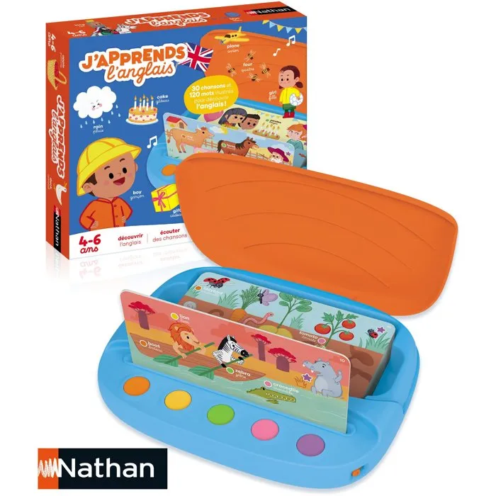 Nathan J'apprends l'anglais - Jeu d'apprentissage Nathan J'apprends l'anglais - Jeu d'apprentissage