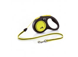 Flexi Flexi Neon Standard S-Cordon jaune 5m