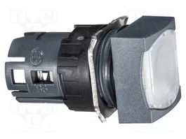 SCHNEIDER ELECTRIC Commutateur bouton-poussoir Harmony XB6 blanc 16mm