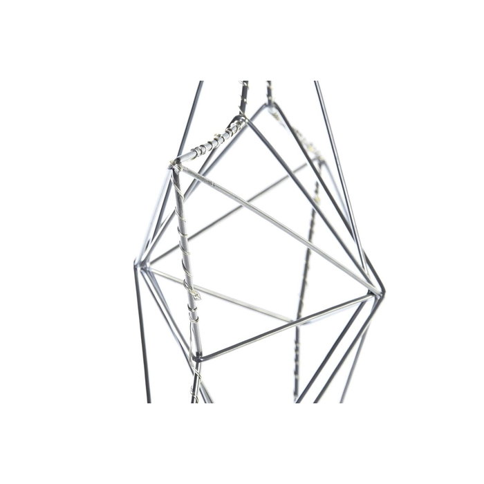 DKD Home Decor Décorations de Noël Étoile en Métal avec LED (2 Unités)