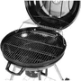 Fieldmann Barbecue au charbon de bois FZG 1004 - Grill de jardin avec surface de cuisson 54.5 cm, cendrier amovible et roulettes