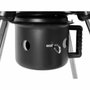 Fieldmann Barbecue au charbon de bois FZG 1004 Noir Rond avec Couvercle