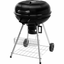 Fieldmann Barbecue au charbon de bois FZG 1004 Noir Rond avec Couvercle