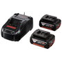 Bosch Professional Set 2 batteries GBA 18V 5,0Ah + Chargeur GAL 1880 CV