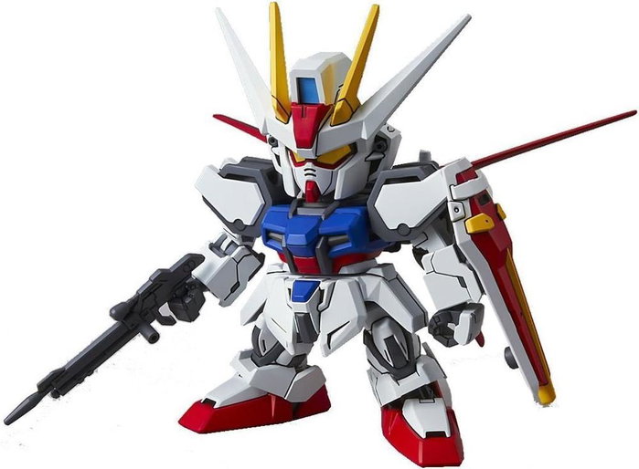 Bandai SD Gundam EX Standard Aile Strike Gundam - Maquette Mobile Suit, modèle à assembler, 10 cm