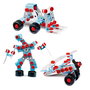 Tachan - Set de Mécanos Construction 208 Pièces avec Destornillador Électrique et Manuel Multilingue - Jeu de Construction en Plastique - À partir de 3 Ans