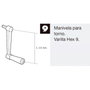 WOLFPACK LINEA PROFESIONAL Manivelle pour volet roulant blanche
