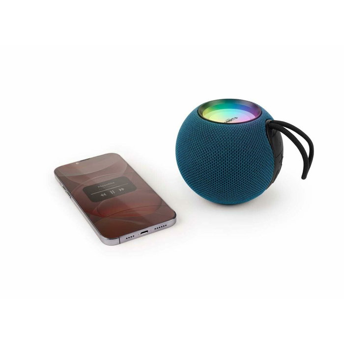 Bigben Party Enceinte Bluetooth Lumineuse Bleu