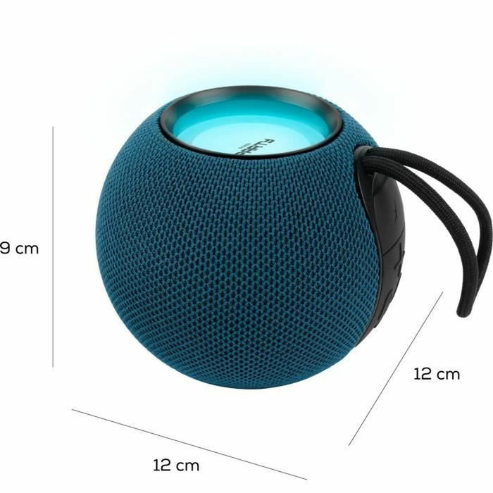 Bigben Party Enceinte Bluetooth Lumineuse Bleu
