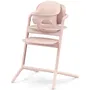 CYBEX Chaise Haute Évolutive LEMO 2 Rose - Pack 3 en 1 avec Assise Réglable Hauteur/Profondeur, Set Bébé Inclus
