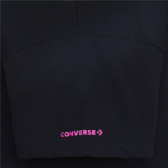 T shirt à manches courtes Enfant Converse Boyfriend Graphicrt Noir