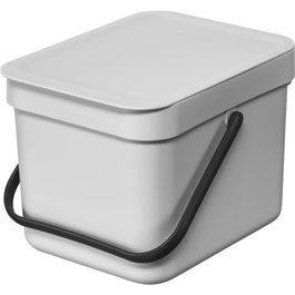 Brabantia Sort & Go Poubelle 6 L Gris clair