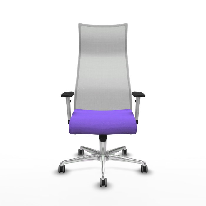 Piqueras y Crespo Chaise de Bureau Albacete Lila et Blanc