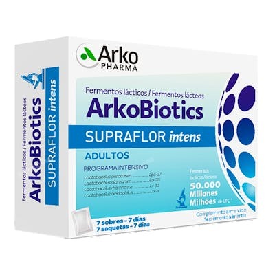 Arkopharma Arkobiotics Supraflor Intens Adultos 7Sbrs Complément Alimentaire Arkopharma Arkobiotics Supraflor Intens Adultos 7Sbrs Complément Alimentaire