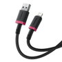 Baseus Câble USB vers Lightning Noir Rouge 2 m