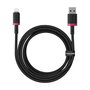Baseus Câble USB vers Lightning Noir Rouge 2 m