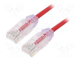 PANDUIT Câble Ethernet Cat 6 U/UTP Rouge 2m