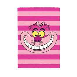ERIK - Carnet premium A5 en peluche - Disney Alice au Pays des Merveilles Chat du Cheshire