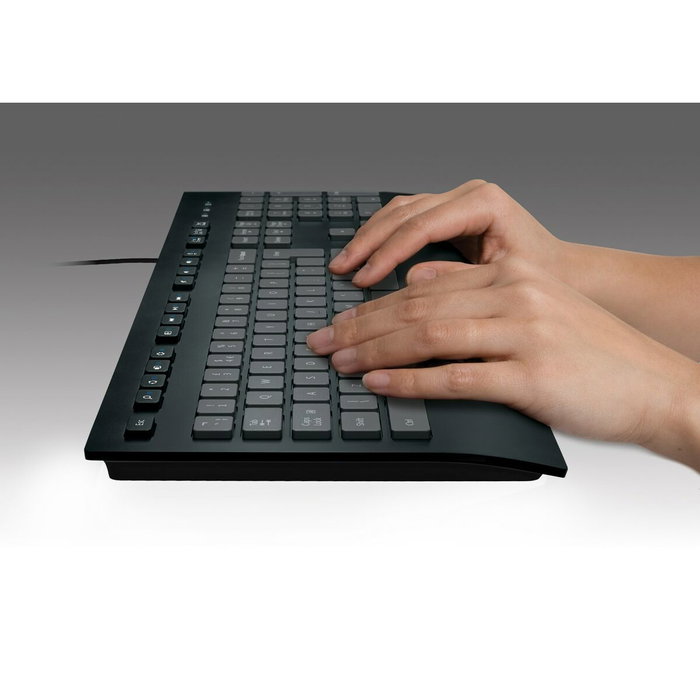 Logitech K280e Clavier filaire QWERTY US Noir