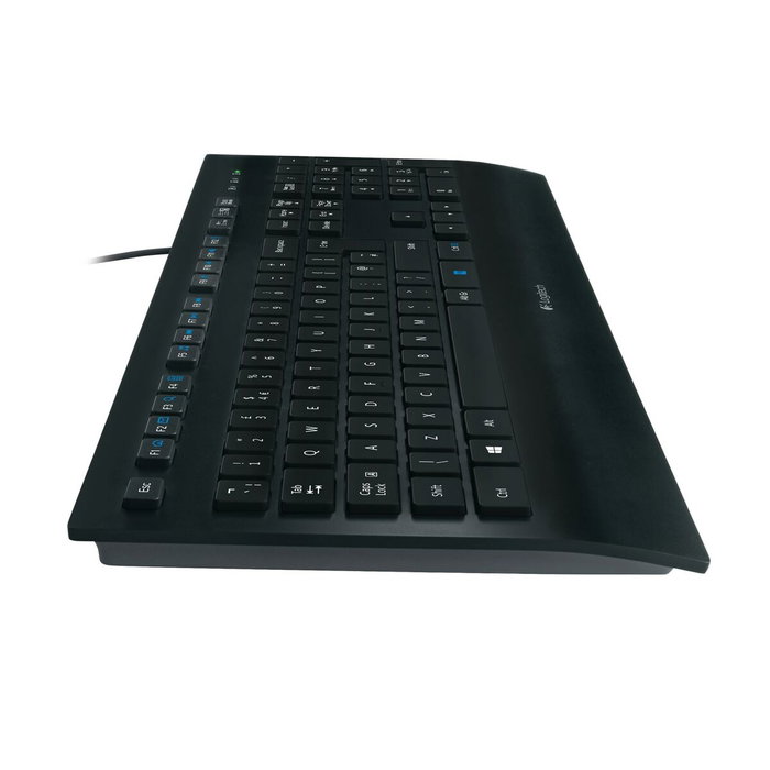 Logitech K280e Clavier filaire QWERTY US Noir