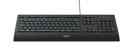 Logitech 920-005217 - Clavier Professionnel K280e Business, AZERTY Français, Format Compact, Filaire USB, Noir