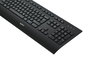 Logitech K280e Clavier USB avec repose-poignets, résistant aux éclaboussures, profil bas et silencieux - Noir (Disposition US)