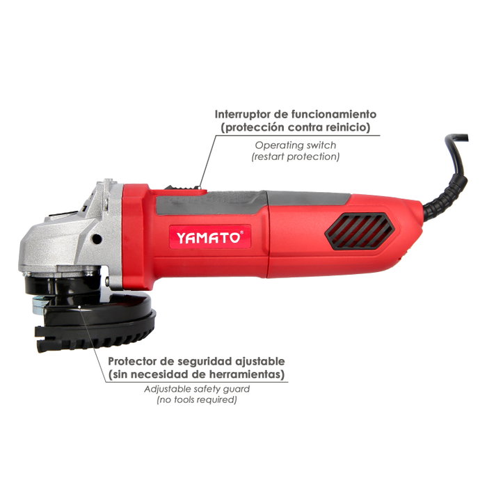 YAMATO Amoladora 750 W 115 mm