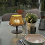 Lumisky Standy Mini Raffy - Lampe de table sans fil en raphia naturel