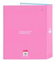 Benetton Carpeta Spring 27x33x6cm - Classeur à 4 anneaux 35mm, lanière large, pour enfant 3 ans