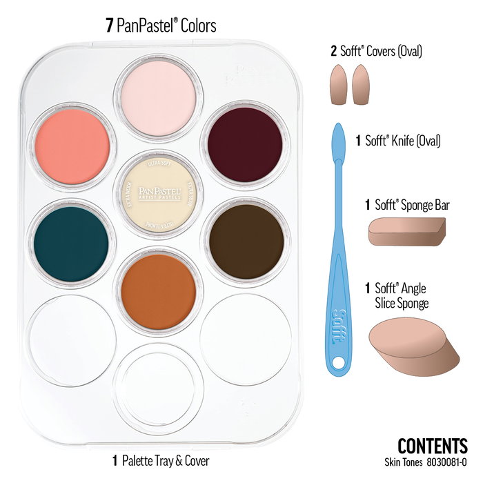 Panpastel Coffret de 7 teintes de peau