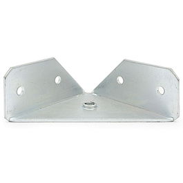 ITALIANA FERRAMENTA Escuadra Rincon Cirio C/Aguj.M8 Zincado Pièce d'angle en zinc pour coin avec trous M8