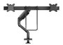 Neomounts DS75S-950BL2 Support de bureau double écrans à mouvement complet VESA 100x100 pour 17-32" - Noir