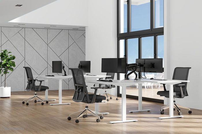 Neomounts DS75S-950BL2 Support de bureau double écrans à mouvement complet VESA 100x100 pour 17-32" - Noir