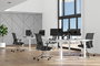 Neomounts DS75S-950BL2 Support de bureau double écrans à mouvement complet VESA 100x100 pour 17-32" - Noir