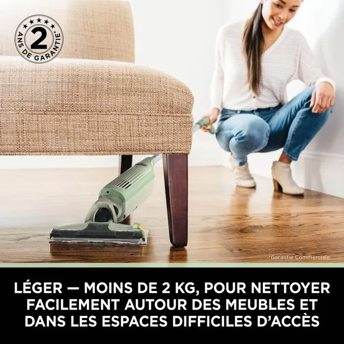 Shark Aspirateur balai sans fil 2-en-1 VacMop VM200EUGN